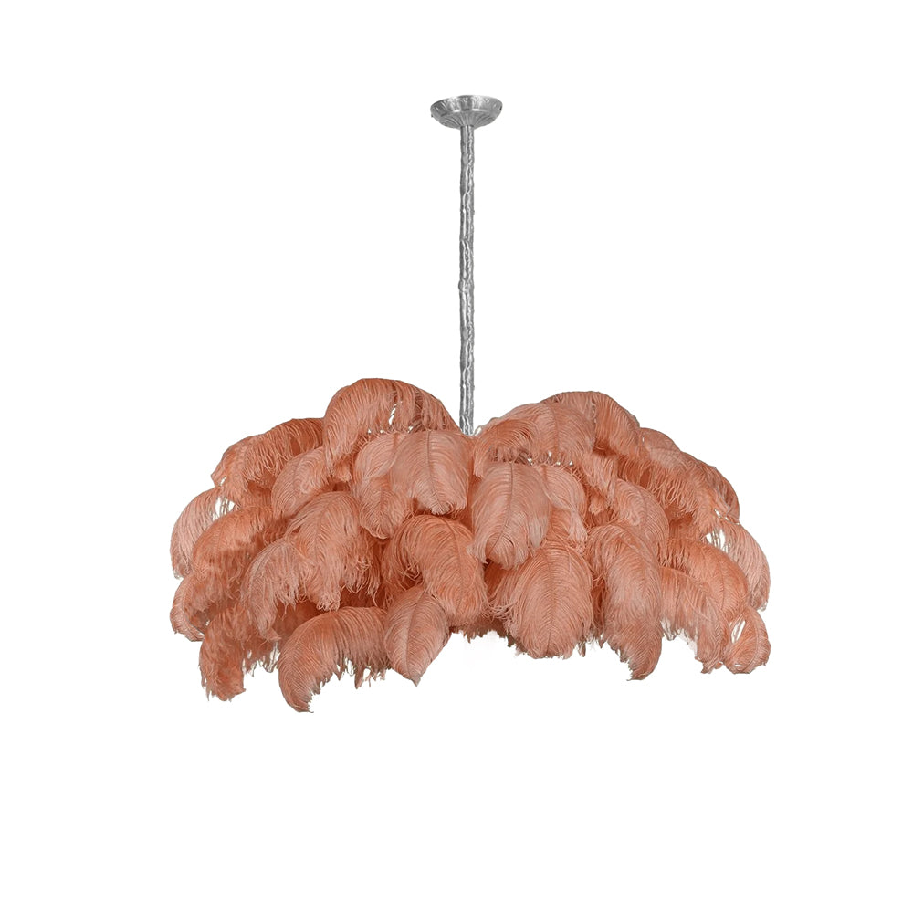 Kardenina Feather Chandelier-Moonnatur