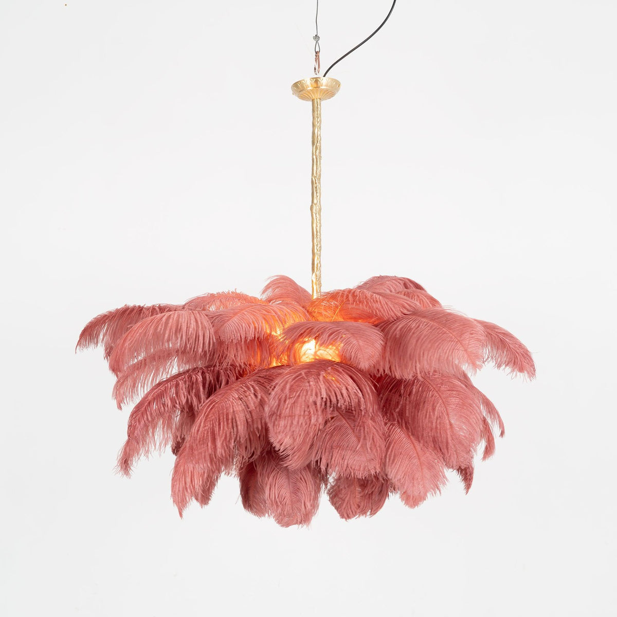 Kardenina Feather Chandelier-Moonnatur