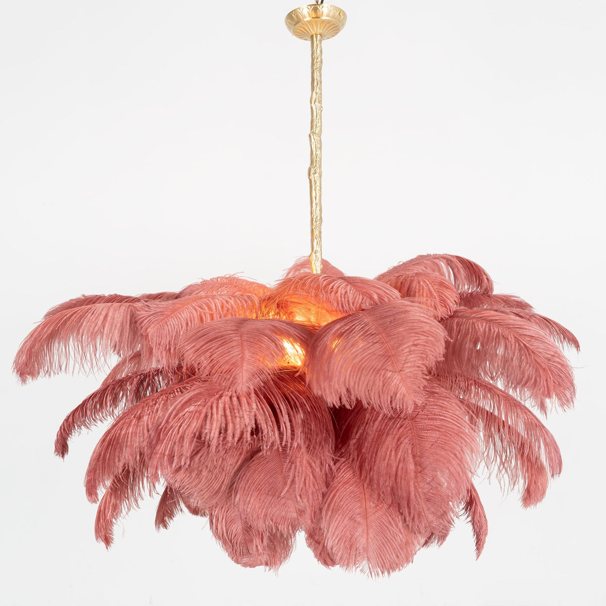 Kardenina Feather Chandelier-Moonnatur