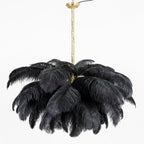 Kardenina Feather Chandelier-Moonnatur
