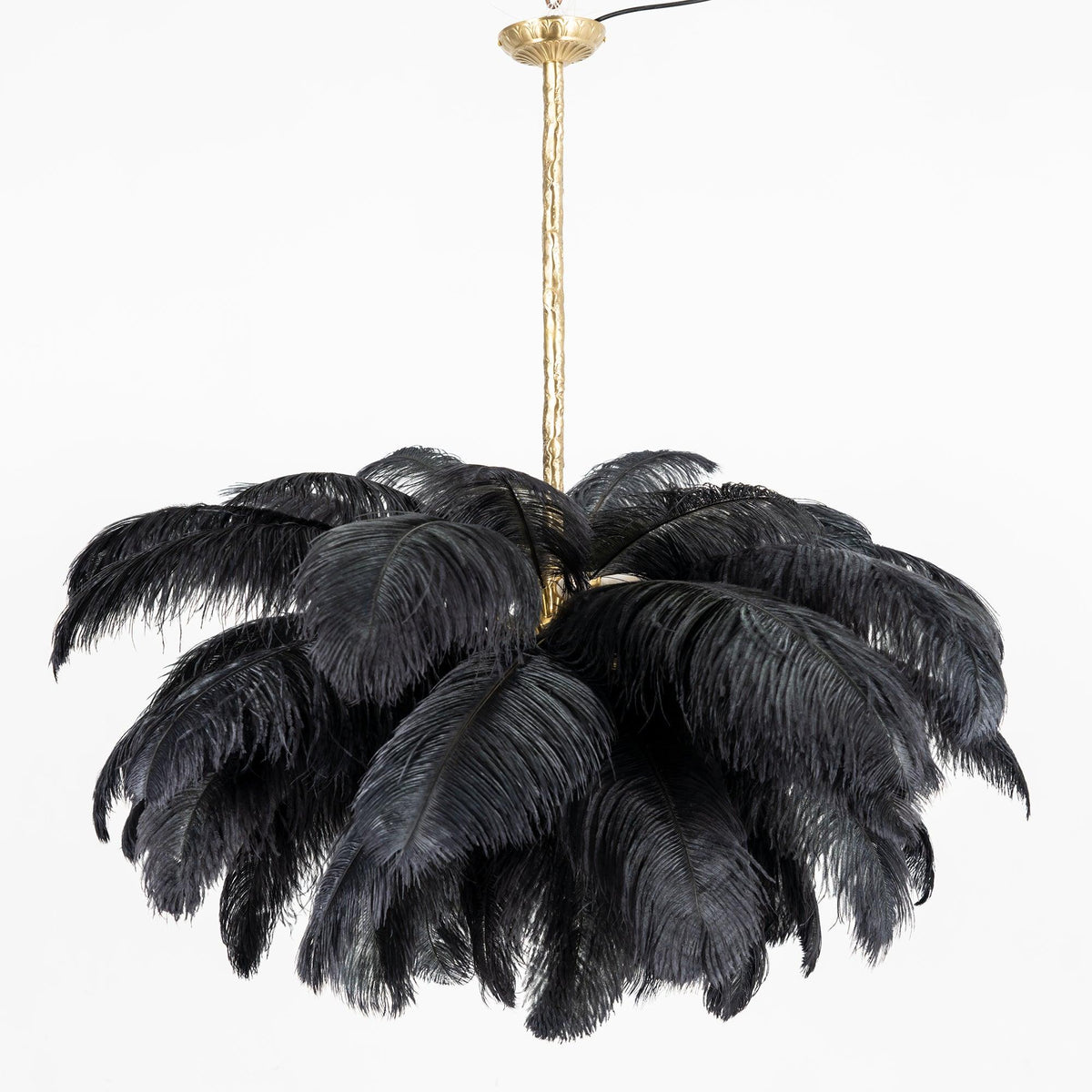 Kardenina Feather Chandelier-Moonnatur