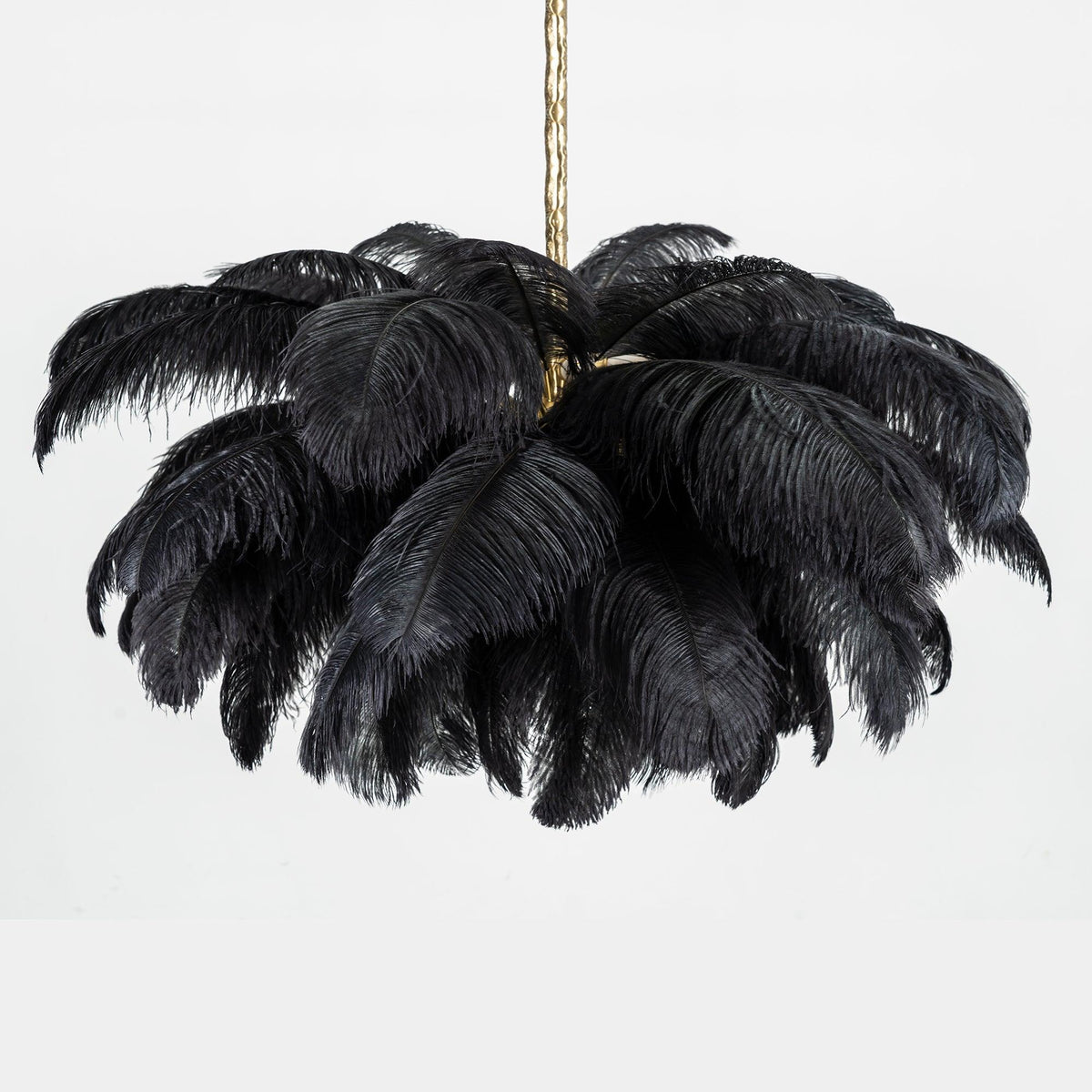Kardenina Feather Chandelier-Moonnatur