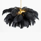 Kardenina Feather Chandelier-Moonnatur