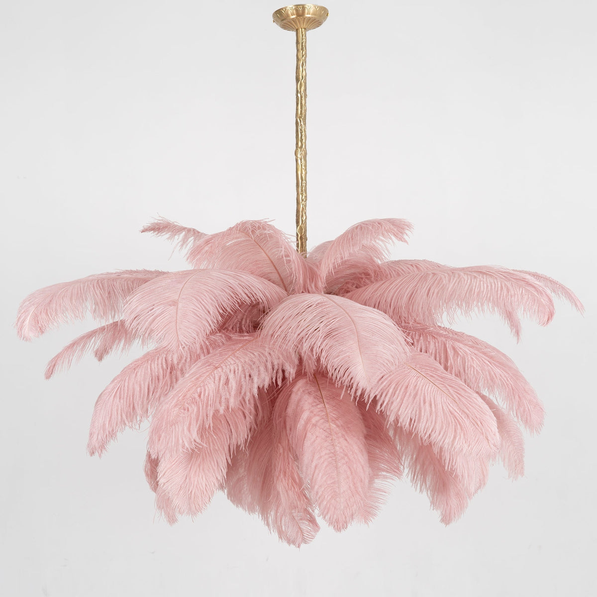 Kardenina Feather Chandelier-Moonnatur