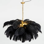 Kardenina Feather Chandelier-Moonnatur