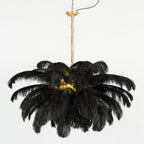 Kardenina Feather Chandelier-Moonnatur