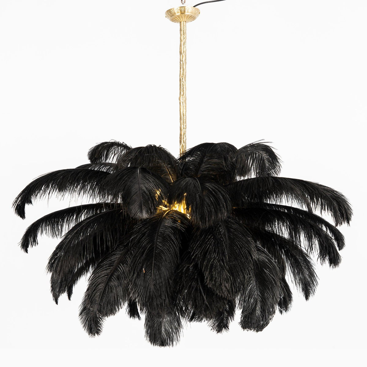 Kardenina Feather Chandelier-Moonnatur