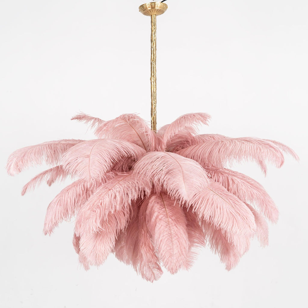 Kardenina Feather Chandelier-Moonnatur