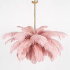 Kardenina Feather Chandelier-Moonnatur