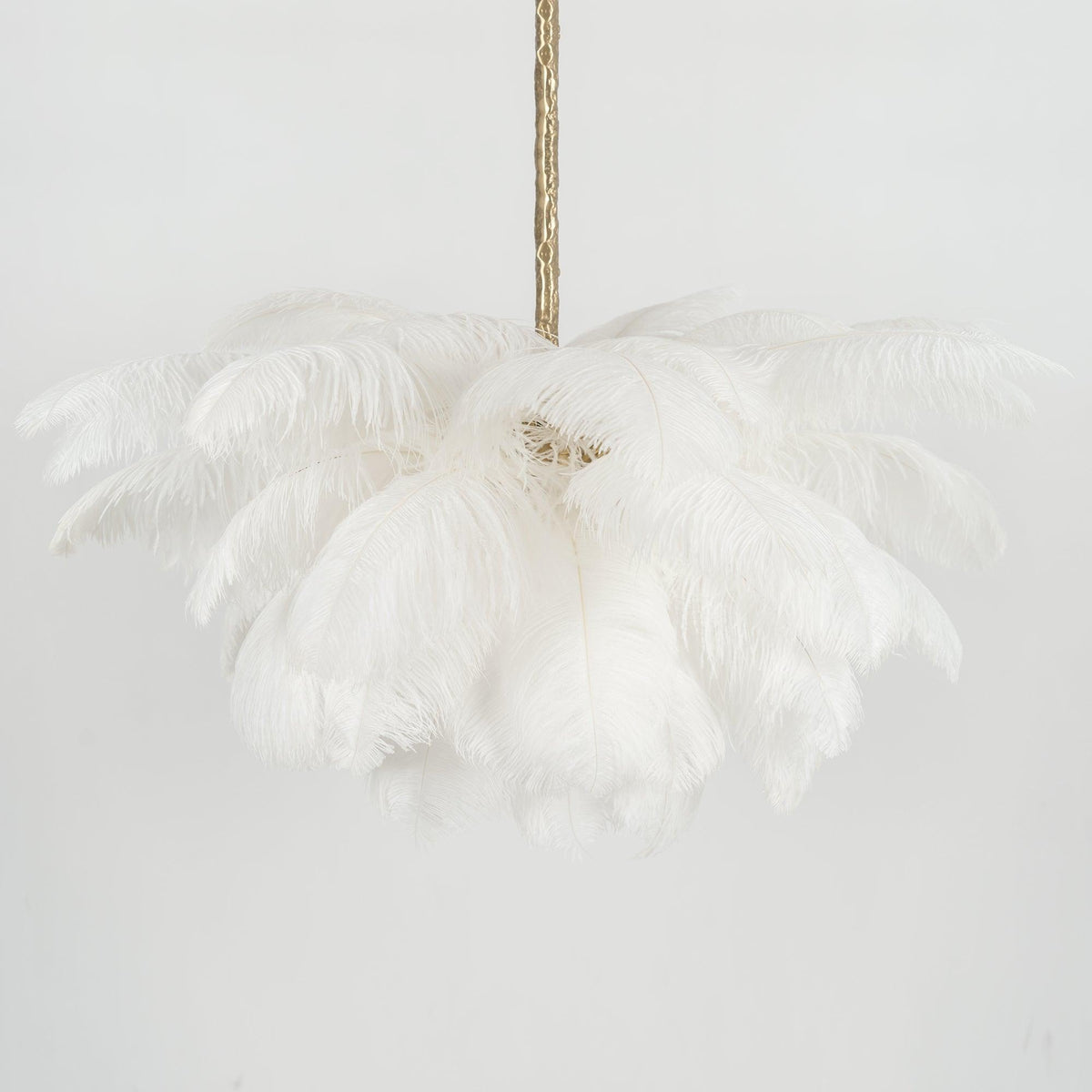 Kardenina Feather Chandelier-Moonnatur