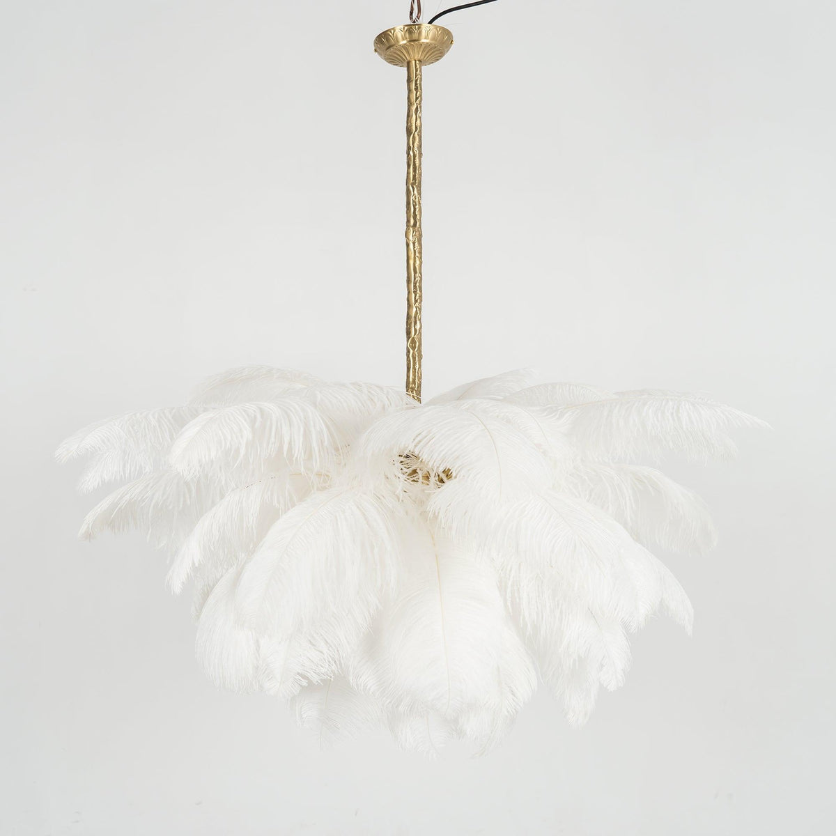 Kardenina Feather Chandelier-Moonnatur