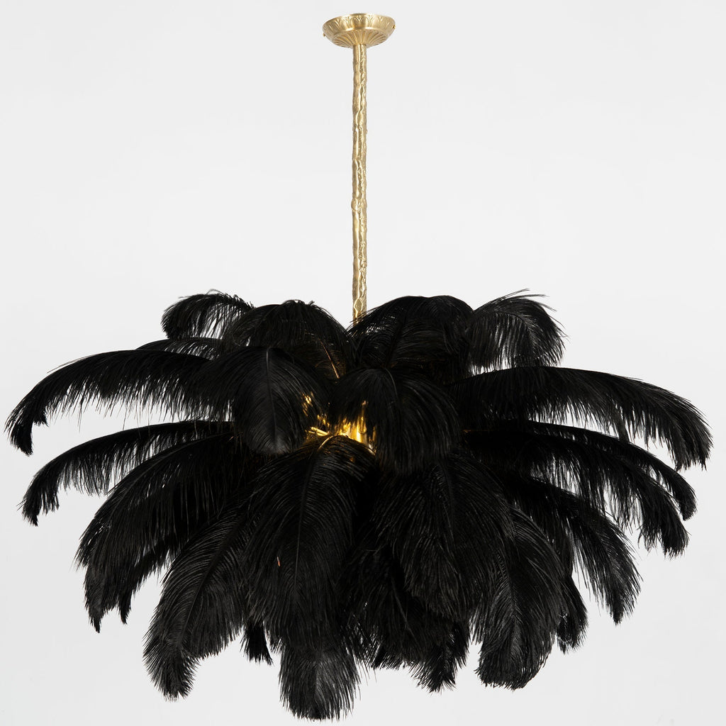 Kardenina Feather Chandelier-Moonnatur