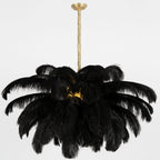 Kardenina Feather Chandelier-Moonnatur