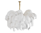 Kardenina Feather Chandelier-Moonnatur