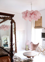 Kardenina Feather Chandelier-Moonnatur