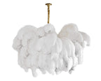 Kardenina Feather Chandelier-Moonnatur