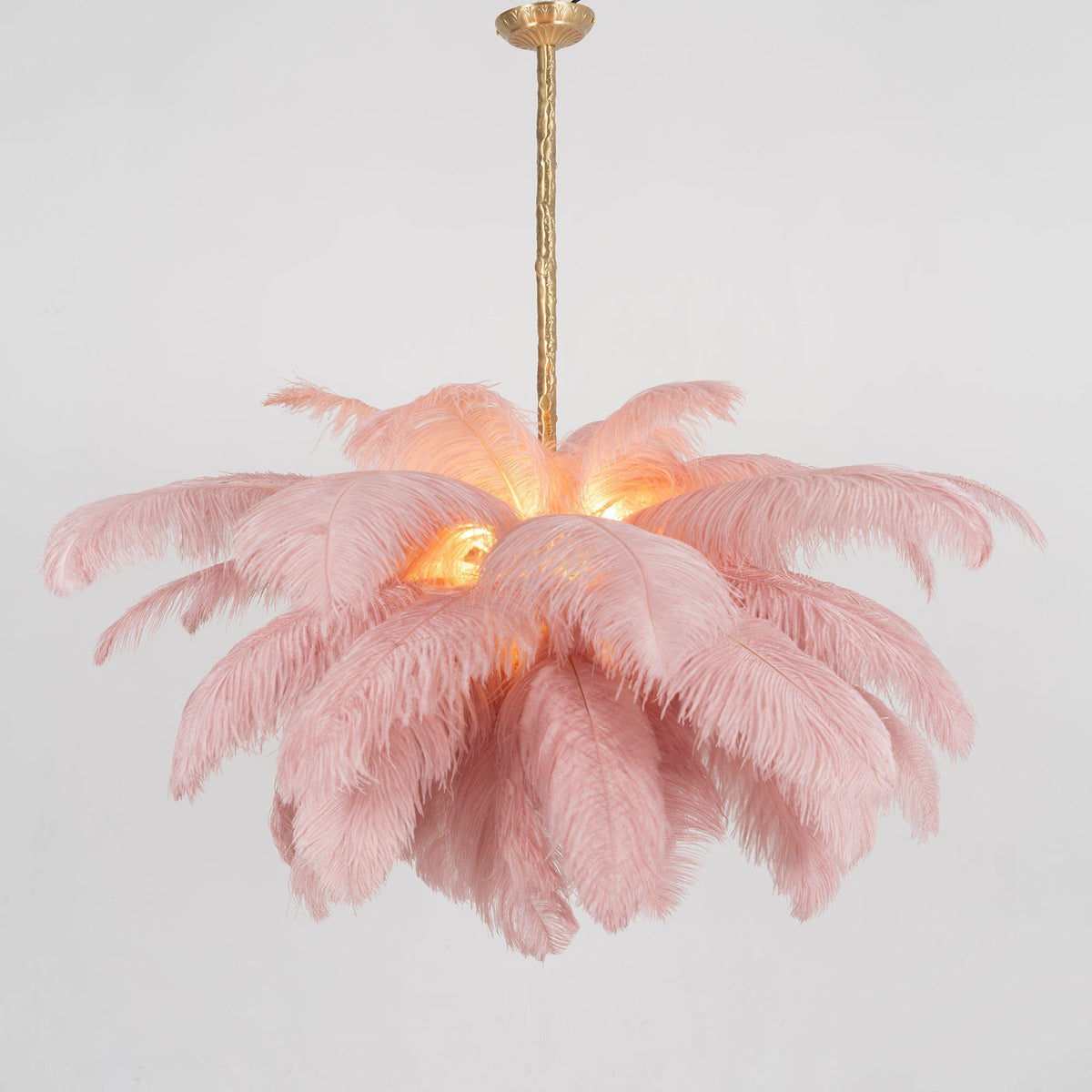 Kardenina Feather Chandelier-Moonnatur