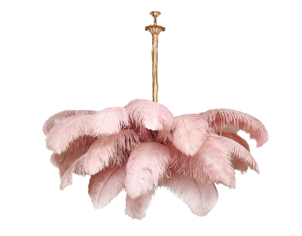 Kardenina Feather Chandelier-Moonnatur