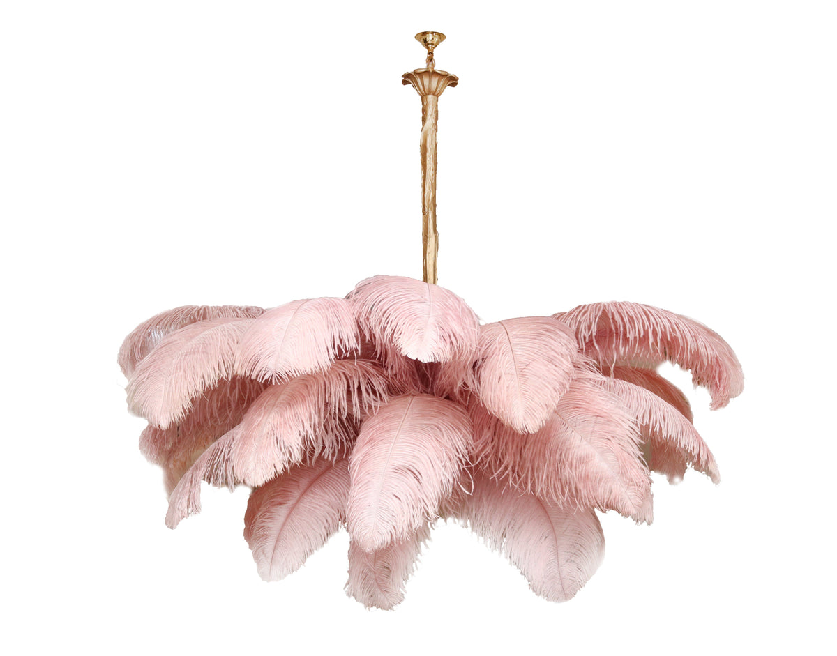 Kardenina Feather Chandelier-Moonnatur