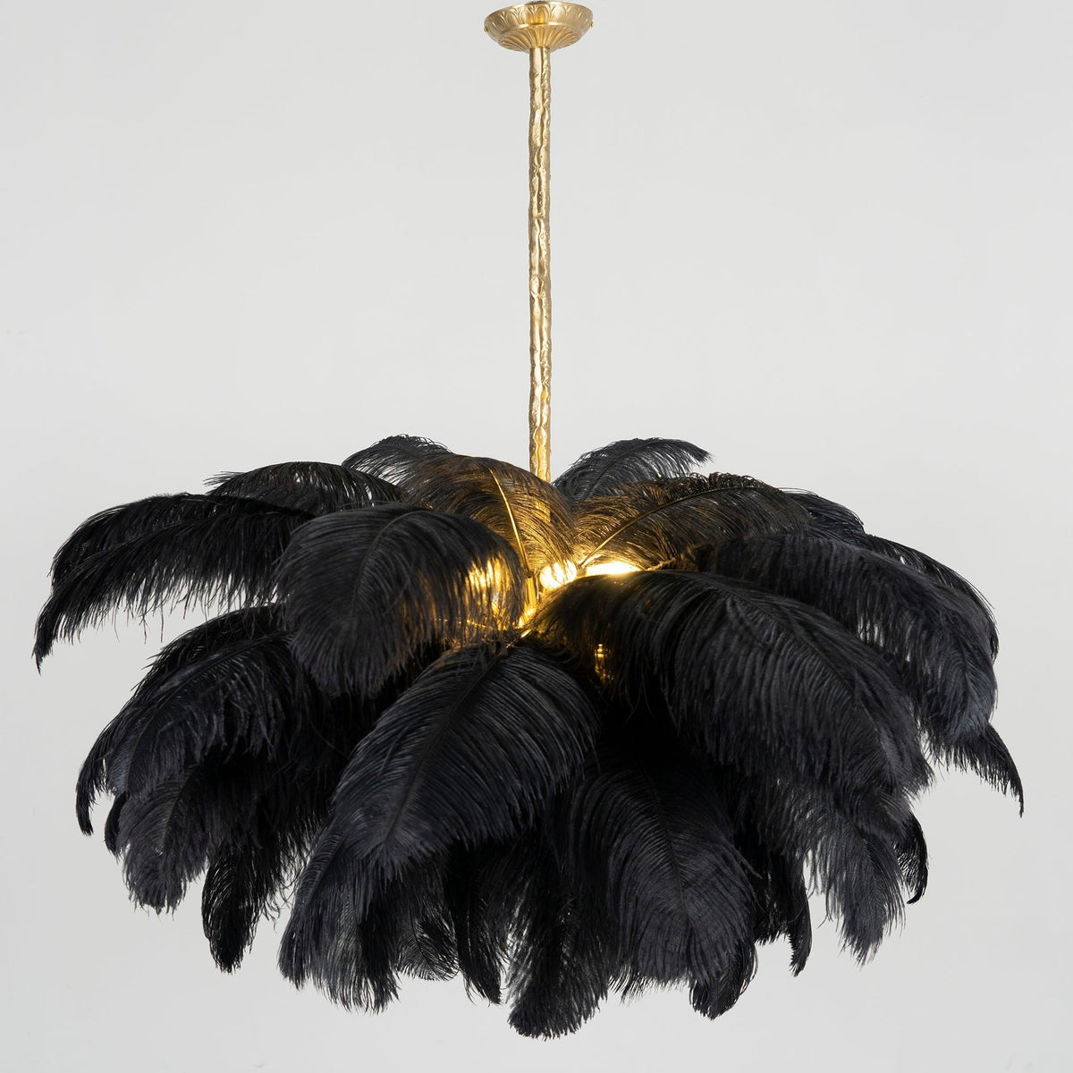 Kardenina Feather Chandelier-Moonnatur