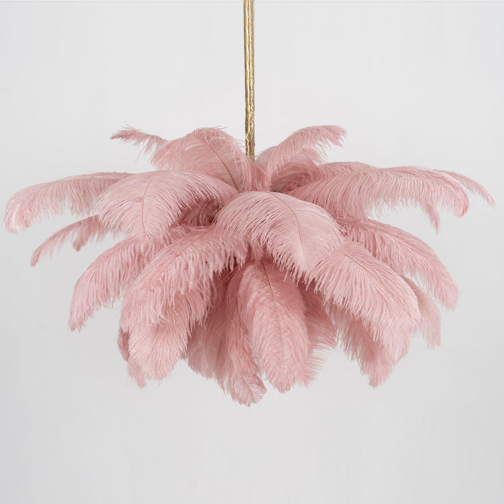 Kardenina Feather Chandelier-Moonnatur