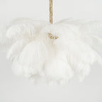 Kardenina Feather Chandelier-Moonnatur
