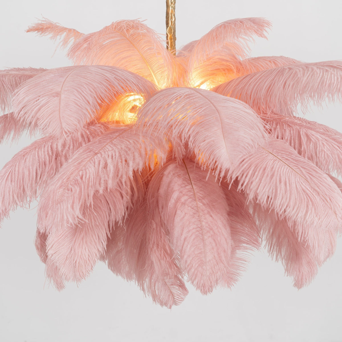 Kardenina Feather Chandelier-Moonnatur