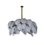 Kardenina Feather Chandelier-Moonnatur