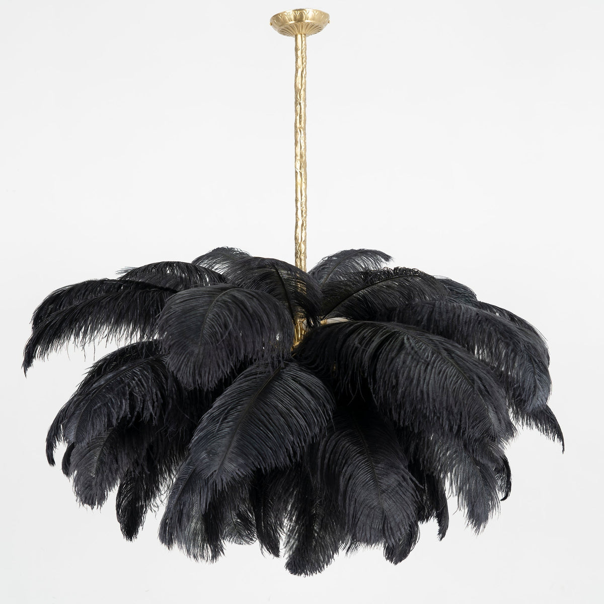 Kardenina Feather Chandelier-Moonnatur