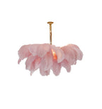 Kardenina Feather Chandelier-Moonnatur