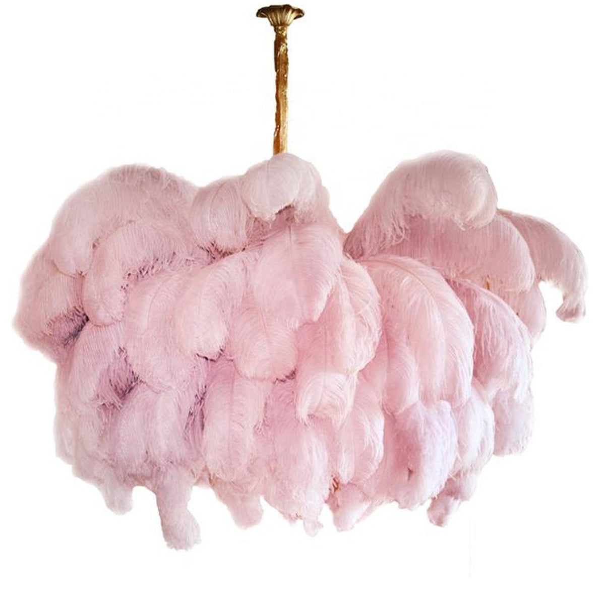 Kardenina Feather Chandelier-Moonnatur