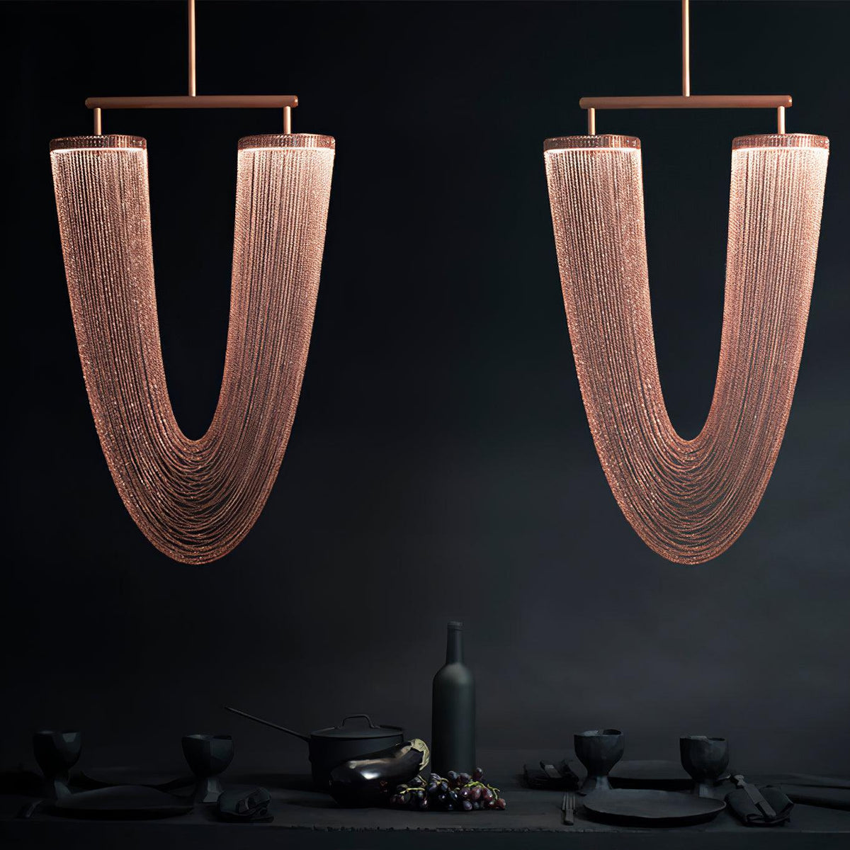 Ravelara Metal Pendant Light-Moonnatur