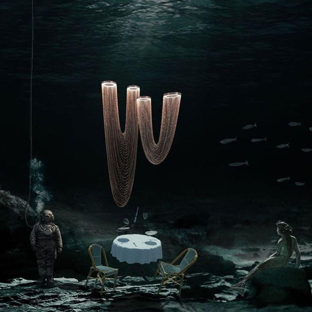 Ravelara Metal Pendant Light-Moonnatur