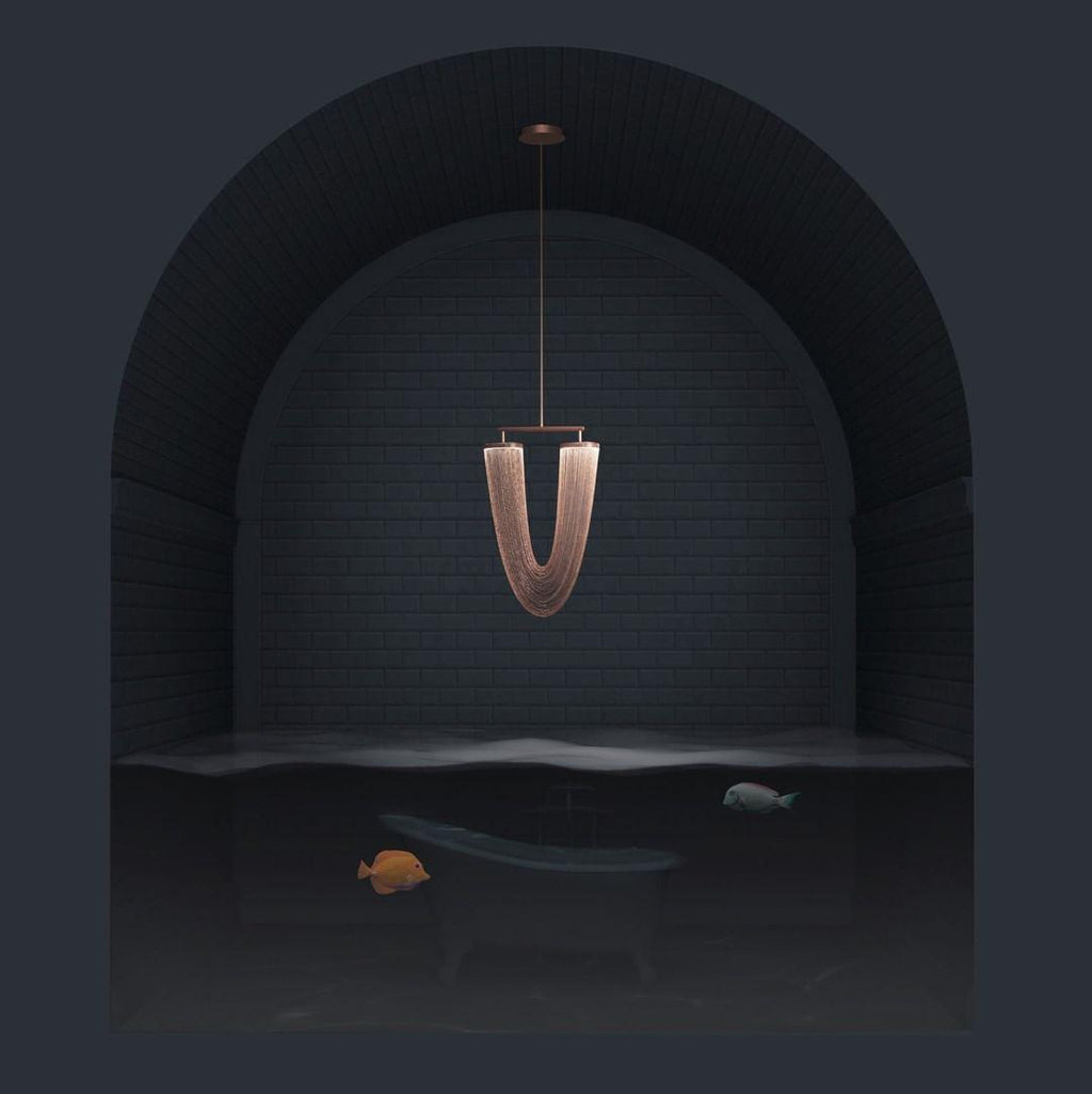 Ravelara Metal Pendant Light-Moonnatur