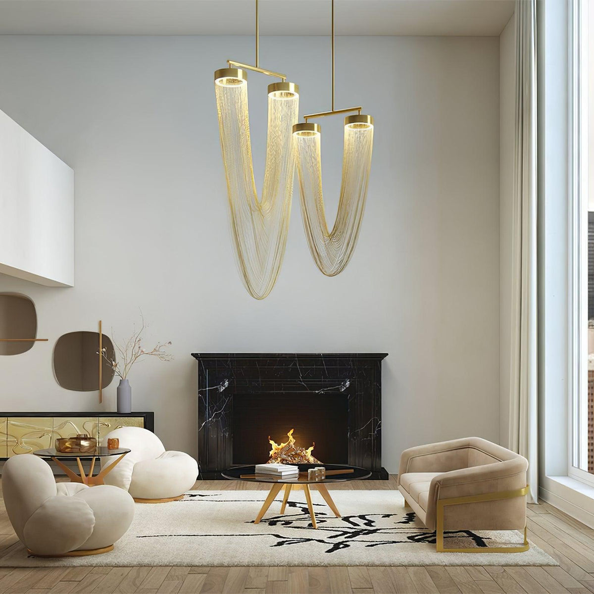 Ravelara Metal Pendant Light-Moonnatur
