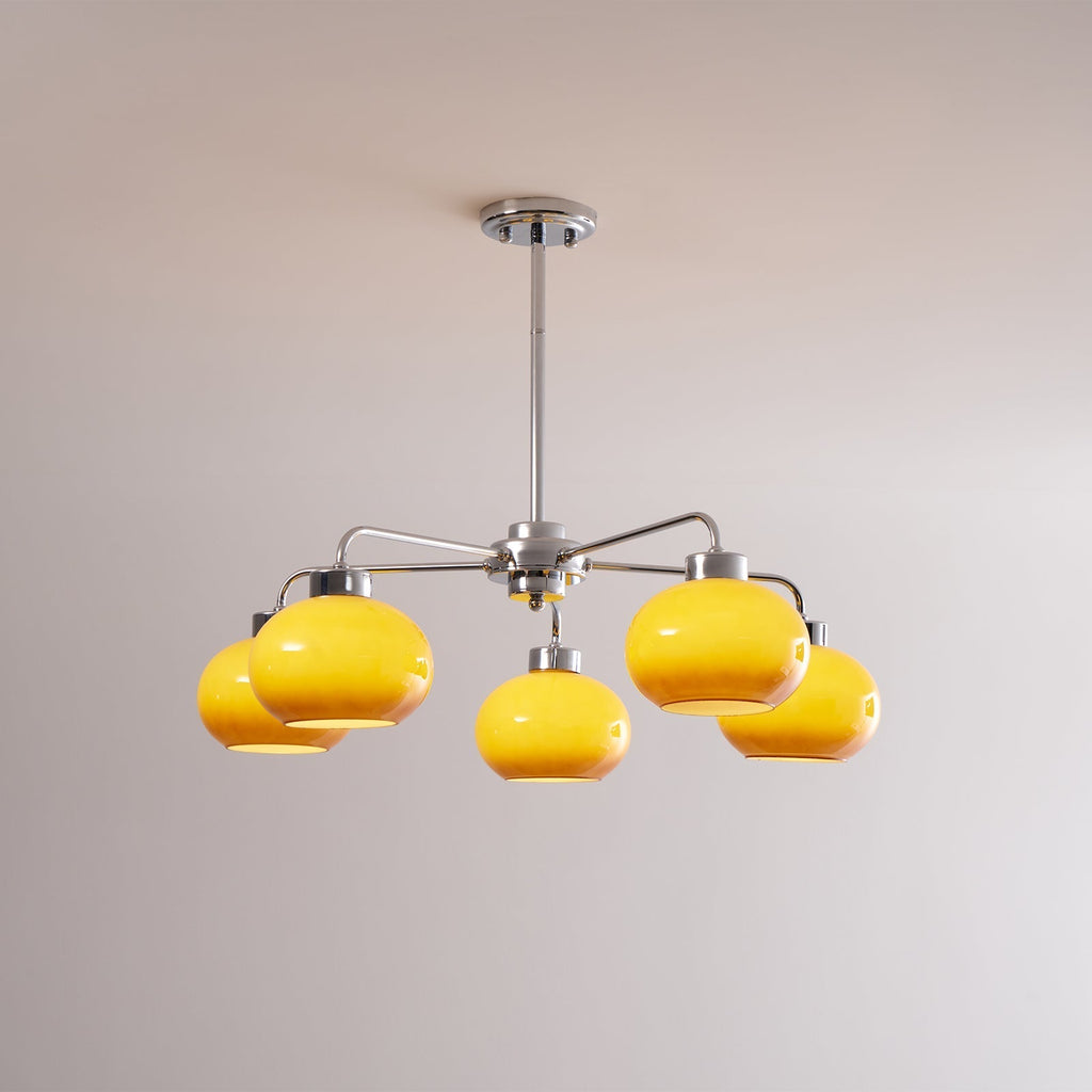 Ardenera Glass Chandelier-Moonnatur
