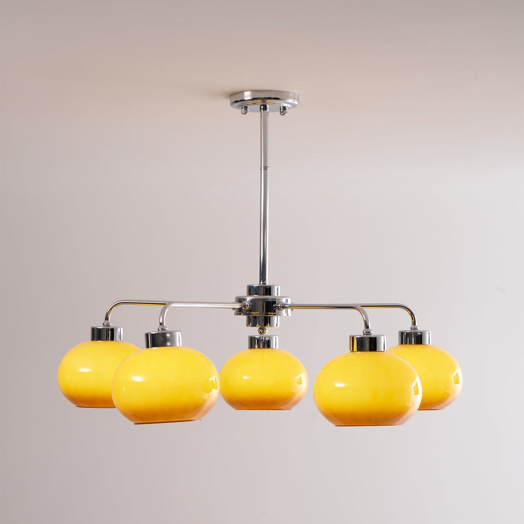 Ardenera Glass Chandelier-Moonnatur
