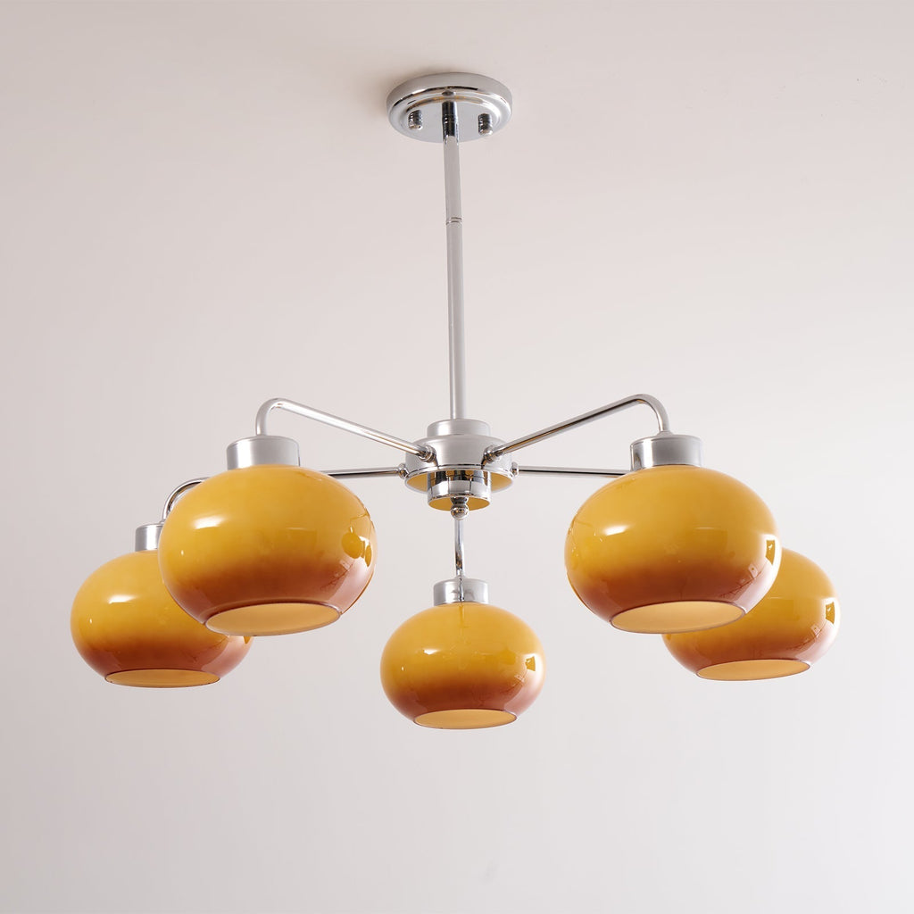 Ardenera Glass Chandelier-Moonnatur