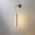 Hathereris Brass Wall Light-Moonnatur