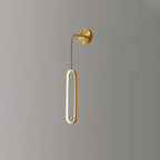 Hathereris Brass Wall Light-Moonnatur
