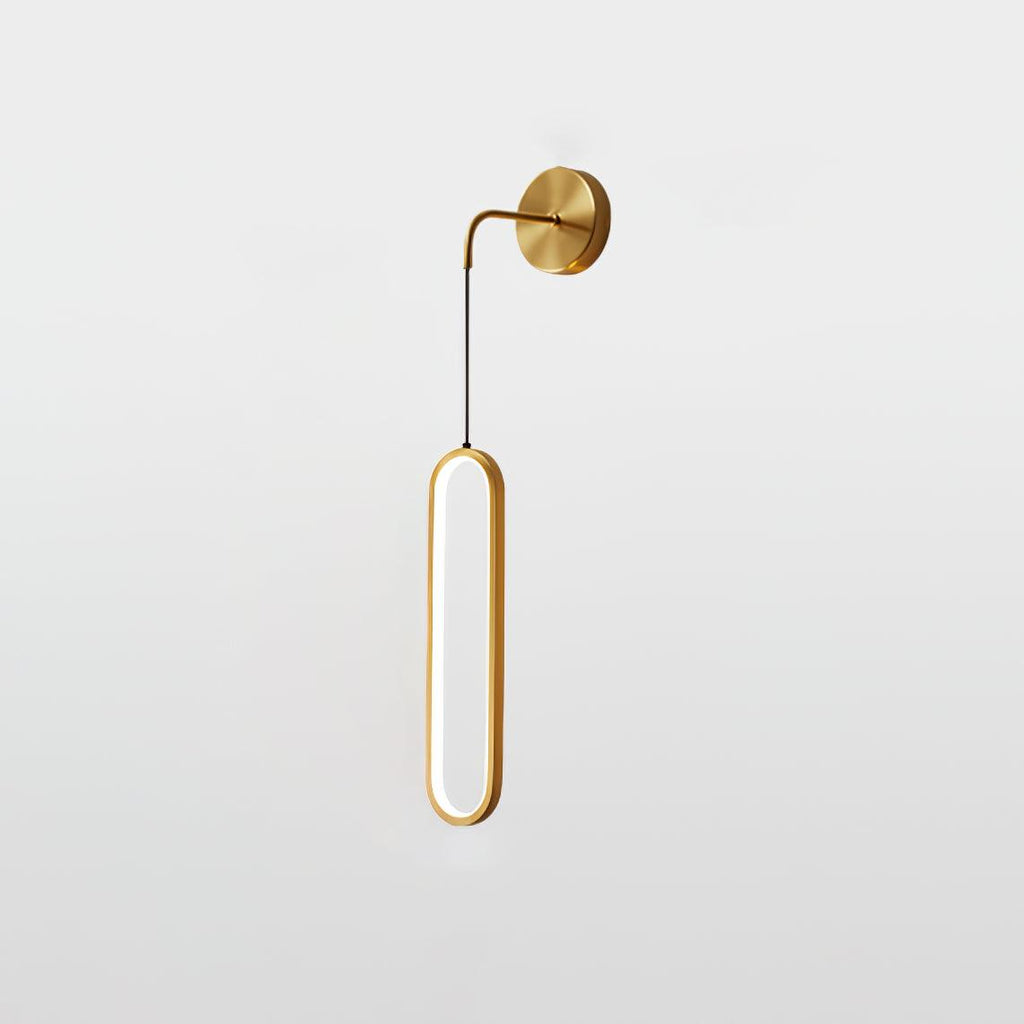 Hathereris Brass Wall Light-Moonnatur