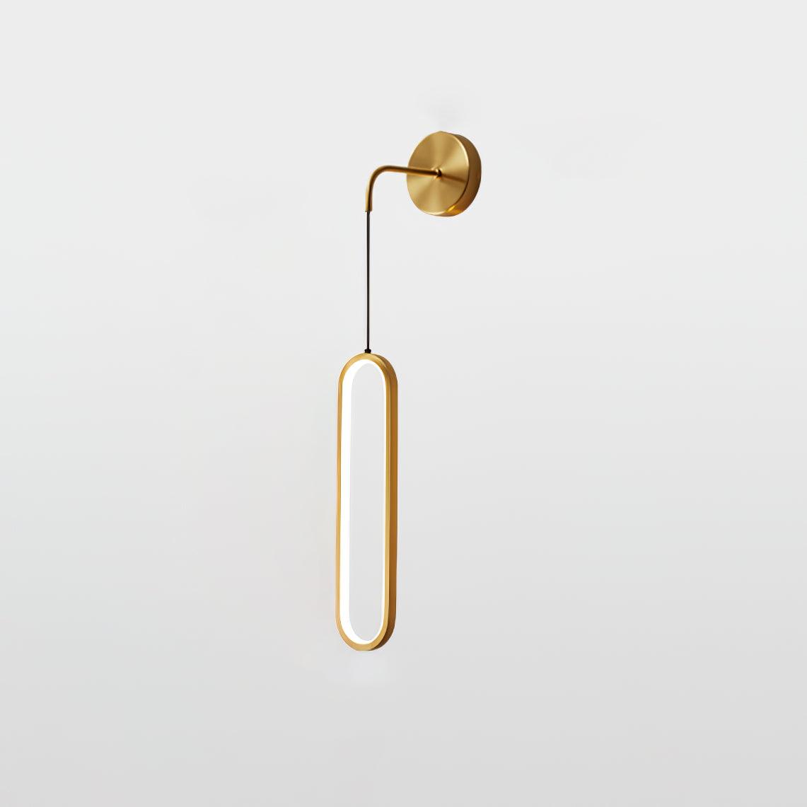 Hathereris Brass Wall Light-Moonnatur