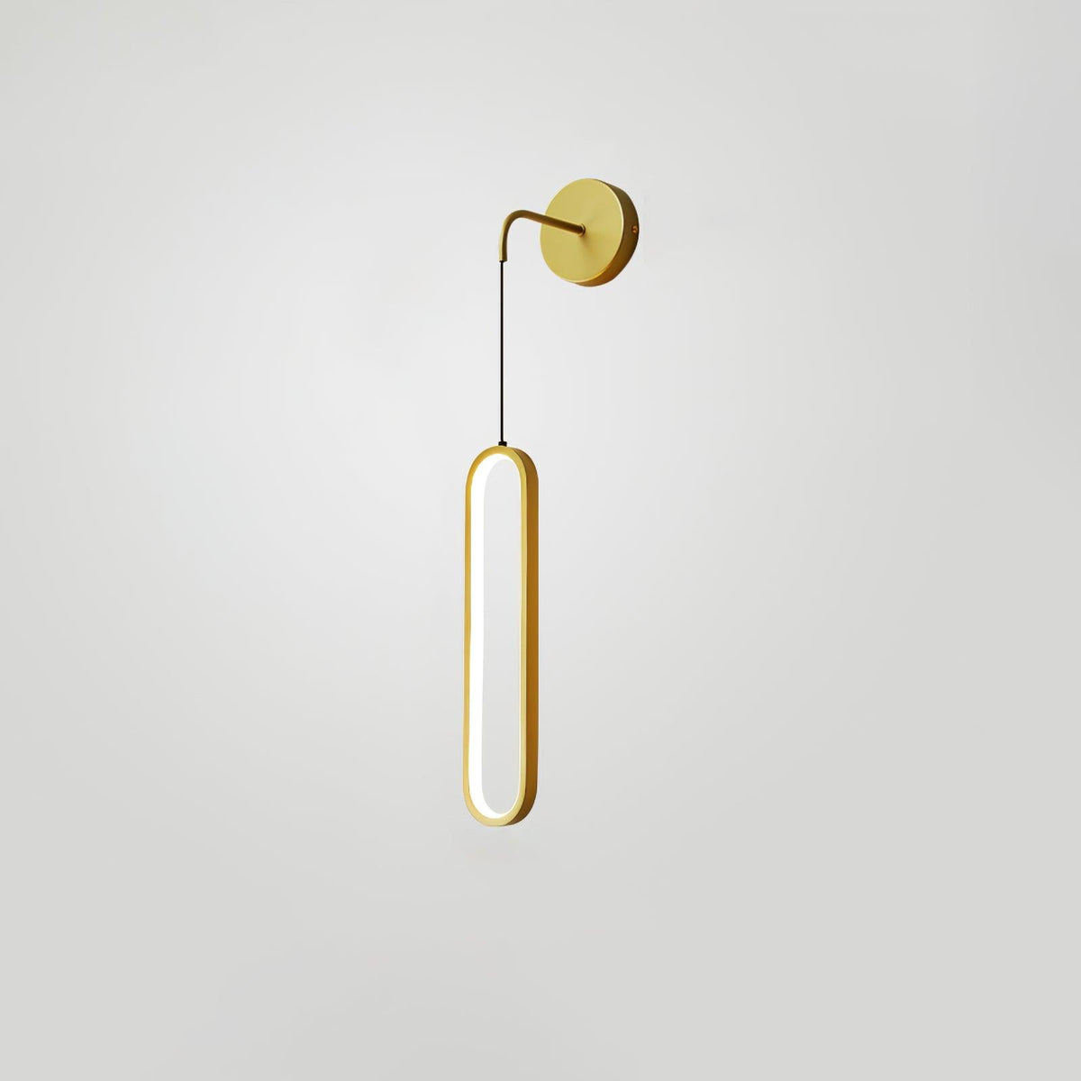 Hathereris Brass Wall Light-Moonnatur