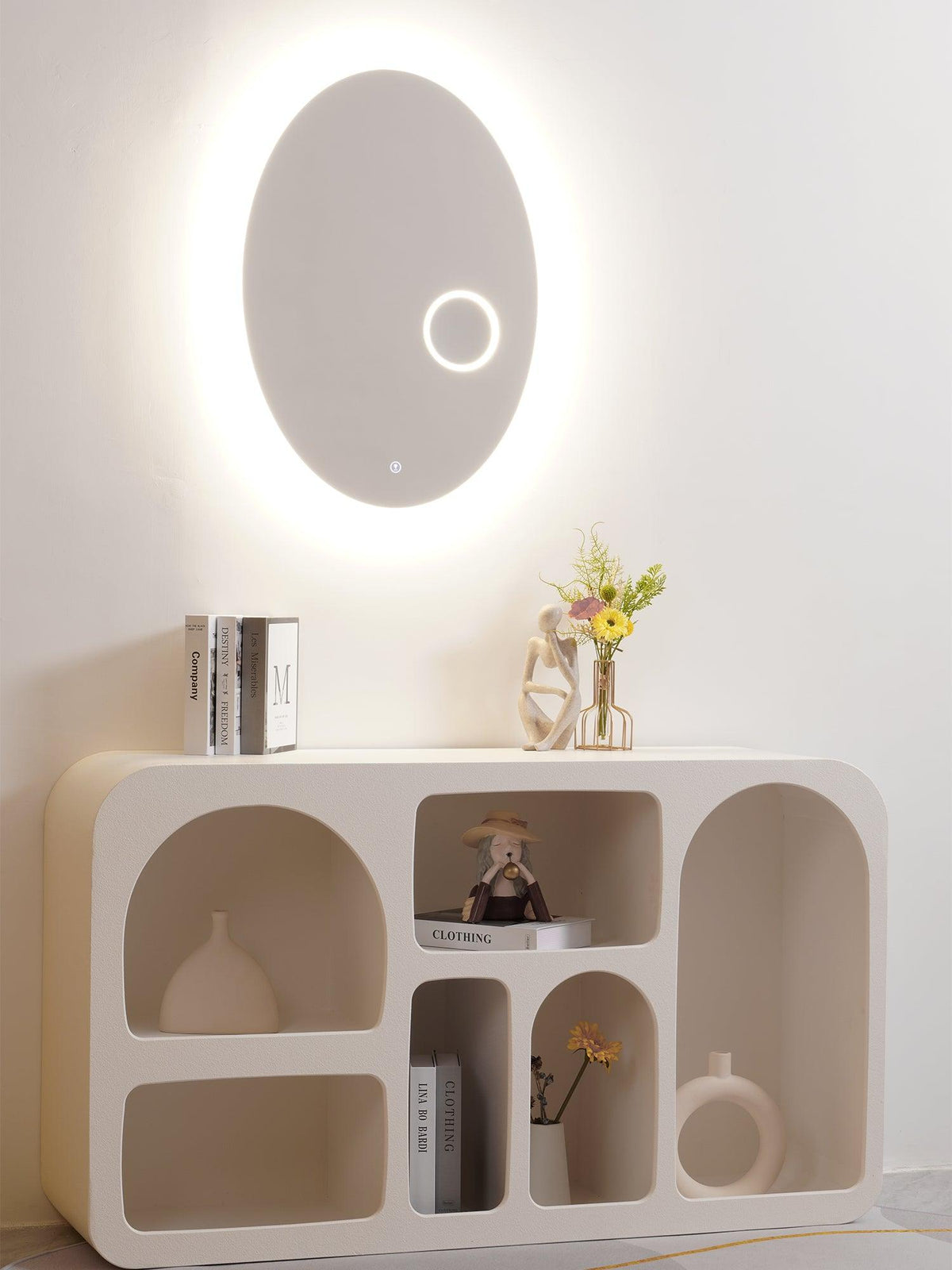 Calderiel Mirror Wall Light-Moonnatur
