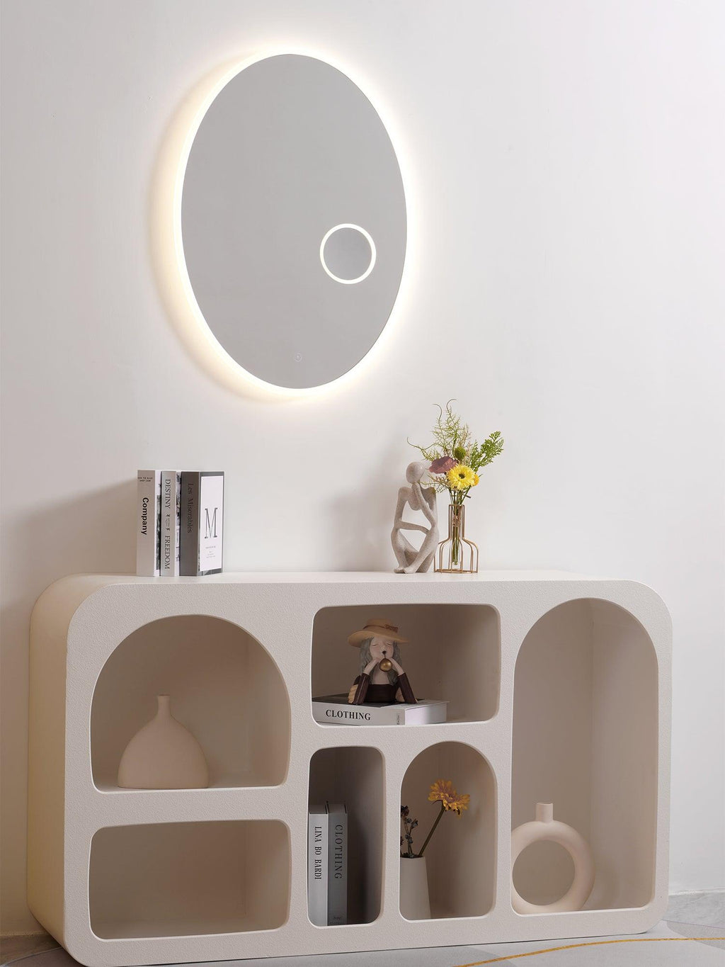 Calderiel Mirror Wall Light-Moonnatur