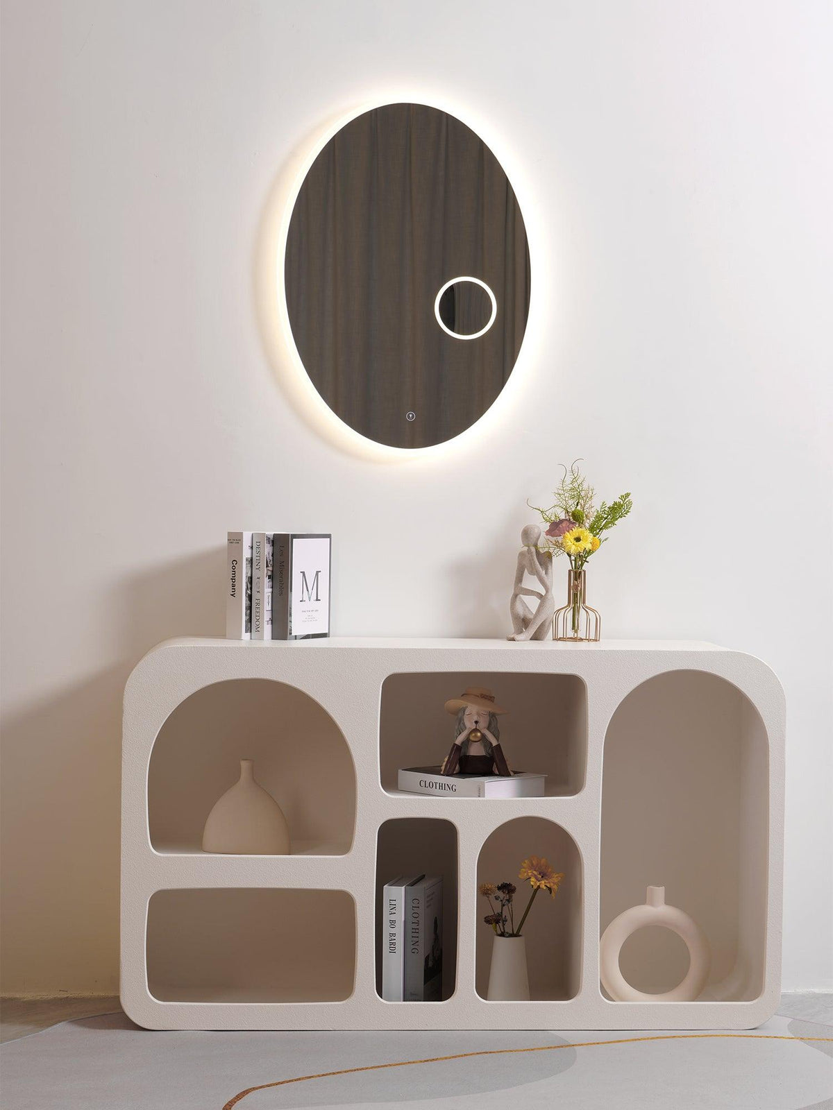 Calderiel Mirror Wall Light-Moonnatur