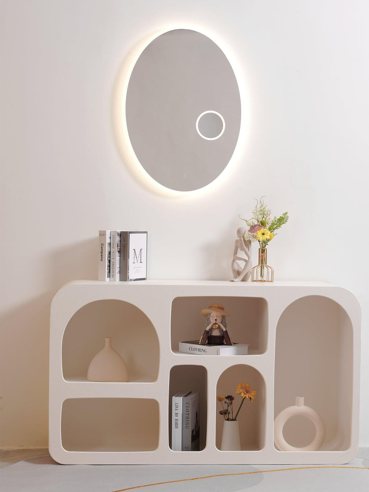 Calderiel Mirror Wall Light-Moonnatur