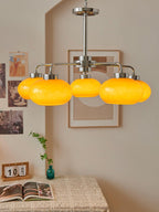 Ardenera Glass Chandelier-Moonnatur