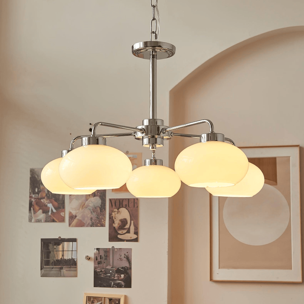 Ardenera Glass Chandelier-Moonnatur