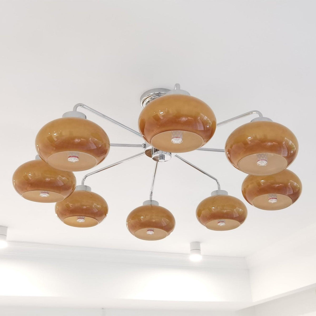 Ardenera Glass Chandelier-Moonnatur